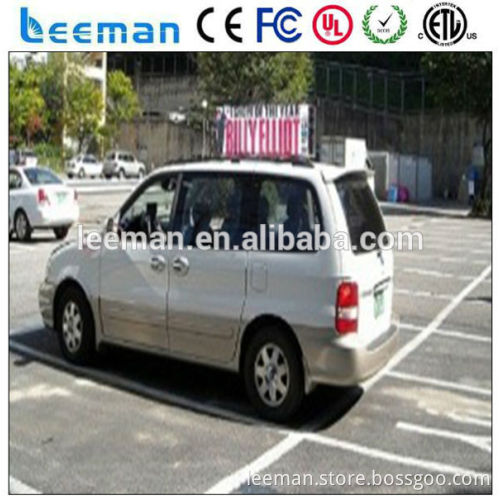 Leeman p6 P5 Waterproof led taxi top advertising,LED taxi top,Taxi top advertising